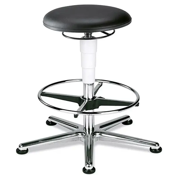 Lab Stool with Foot Ring